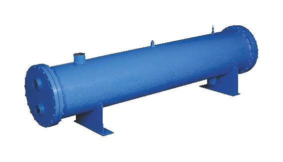 Shell and tube heat exchanger - front view